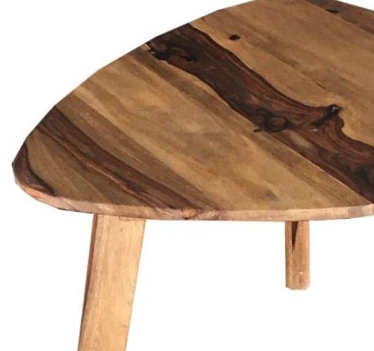 Jaipur Furniture Oker Brown 24'' Side Table-1