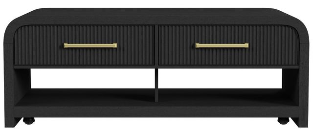 Elements International Ridgemont Black Coffee Table-3