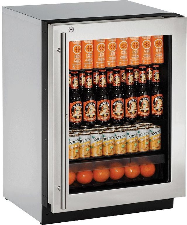 U-Line® 2000 Series 4.9 Cu. Ft. Stainless Steel Beverage Center
