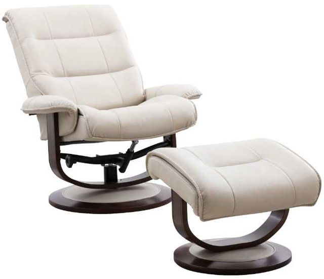 Parker House® Knight 2-Piece Oyster Swivel Chair and Ottoman Set-0