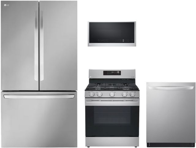 LG 4 Piece Stainless Steel Kitchen Package