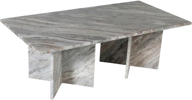 Meridian Furniture Verona Brown Marble Coffee Table-0