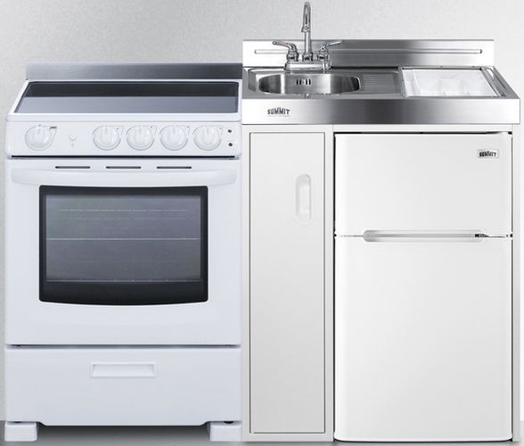 Summit® 54" White All-In-One Kitchenette-2
