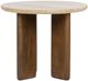 Classic Home Idella Tan Travertine End Table-3