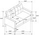 Coaster® Bowen Gray Loveseat-3