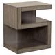 aspenhome® Modern Loft Greystone S-Shaped Nightstand-0