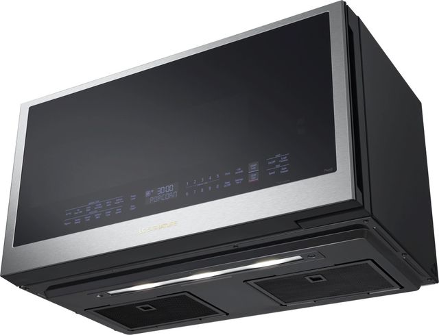 LG SIGNATURE Iconic Collection 1.7 Cu. Ft. PrintProof™ Stainless Steel Over The Range Microwave with Air Fry and Air Sous Vide-3