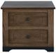 International Furniture Direct Parota III Barrel Brown Nightstand-3