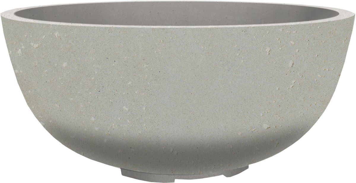 XO 39" Limestone Natural Gas Fire Bowl
