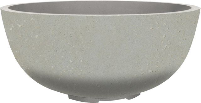XO 39" Limestone Natural Gas Fire Bowl-0
