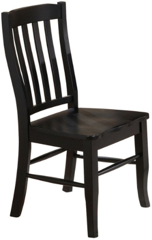 Winners Only® Quails Run Ebony Rake Side Chair-0