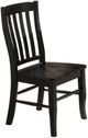 Winners Only® Quails Run Ebony Rake Side Chair-0