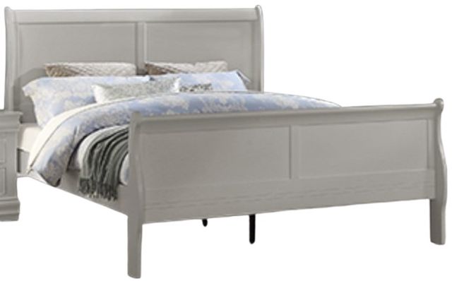 Crown Mark Louis Philip Greige Youth Full Sleigh Bed-0