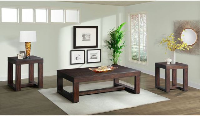 Elements International Hardy 3-Piece Cherry Occasional Table Set-1