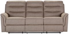 Hughes Furniture® Gio Mushroom Manual Reclining Sofa