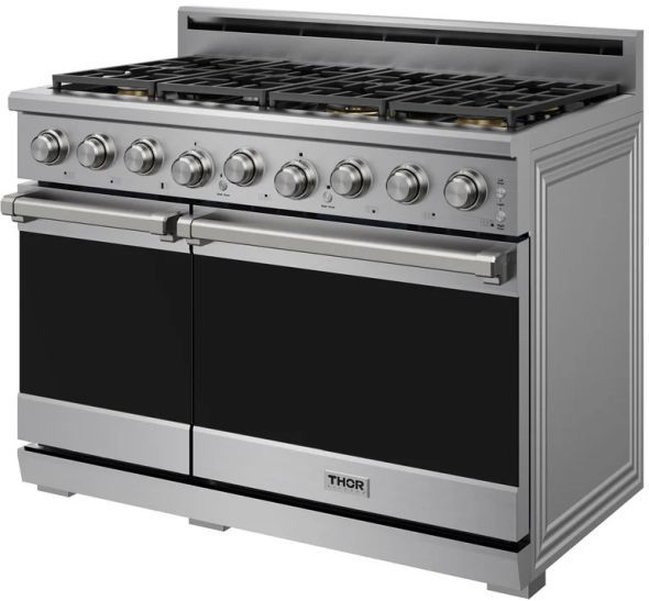 Thor Kitchen® X Series 48" Stainless Steel Freestanding Pro Style Gas Range-3