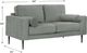 Signature Design by Ashley® Hazela Charcoal Loveseat-2