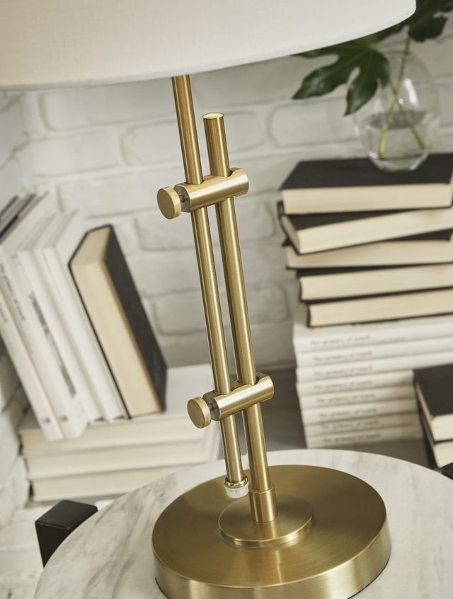 Signature Design by Ashley® Baronvale Brass Metal Table Lamp-1