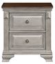 Homelegance® Marquette Brown/Gray Nightstand-2