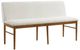 HH2 Home Margo Walnut 60'' Dining Bench-0