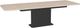 Amisco Customizable Lucarelli 108" Rectangular Extendable Table with 1" White Oak Veneer Top, Radius Corners and 1 Leaf-1