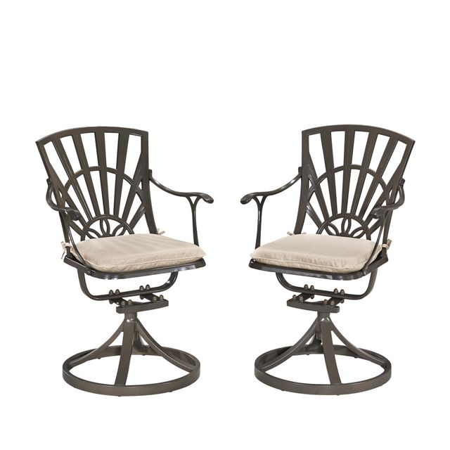 Homestyles® Grenada 5-Piece Khaki Gray Outdoor Dining Set -3