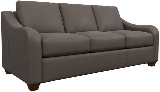 La-Z-Boy® Charlie Greystone Leather Queen Sleep Sofa-0
