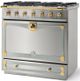 La Cornue CornuFe 90 Albertine 36" Stainless Steel Pro Style Dual Fuel Range-0