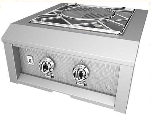 Hestan® 24" Stainless Steel Power Burner with Removable Drip Tray-0