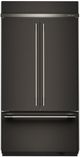 KitchenAid® 42" 24.2 Cu. Ft. Black Ore Built In French Door Refrigerator with Platinum Interior-0