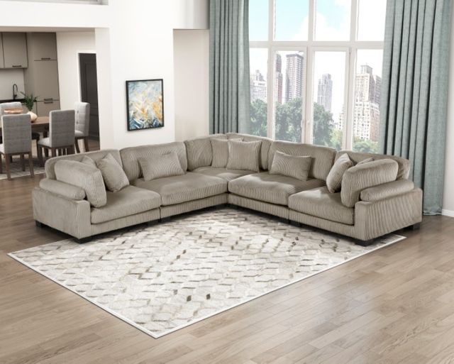 Homelegance® Traverse 5-Piece Taupe Modular Sectional-1