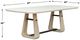 Uttermost® Circa Warm White Concrete/Wood Indoor-Outdoor Dining Table with Cerused Wheat Base-2