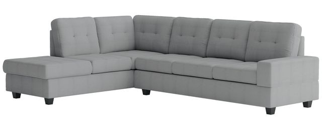 Homelegance® Maston 2-Piece Gray Right-Arm Facing Reversible Sectional-2