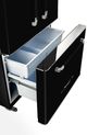 Unique® Appliances Unique 36" 21.4 Cu. Ft. Midnight Black Counter Depth French Door Refrigerator-2