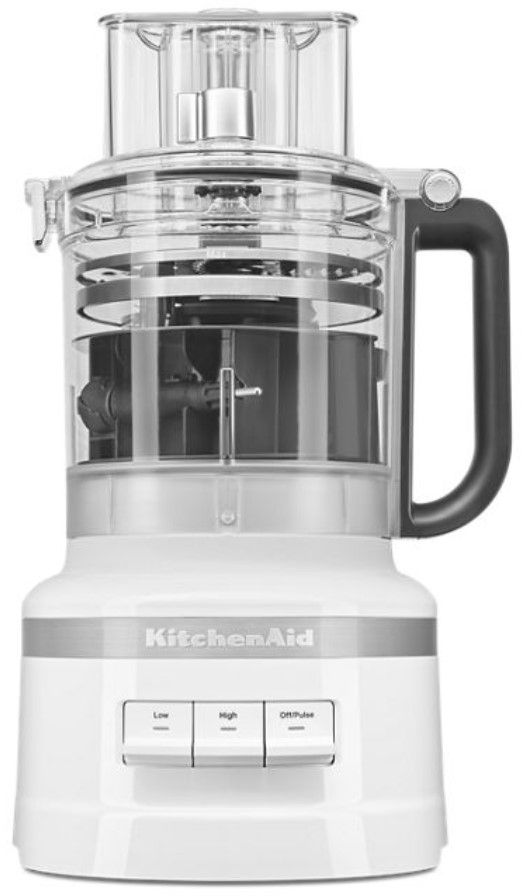 KitchenAid® 13 Cup White Food Processor-0