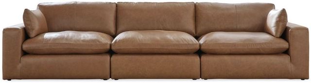 Signature Design by Ashley® Emilia 3-Piece Caramel Modular Sectional Sofa-0