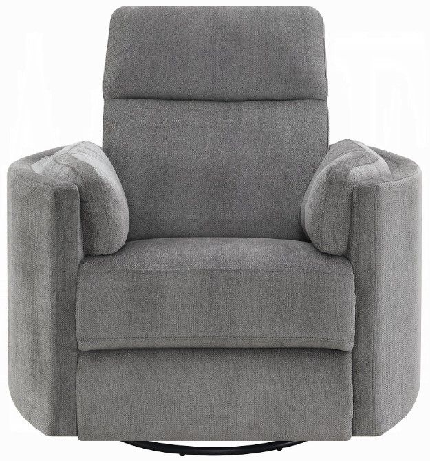 ACME Furniture Sagen Charcoal Manual Swivel Glider Recliner -3