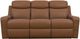 La-Z-Boy® Emmons Oak Leather Manual Reclining Sofa-1