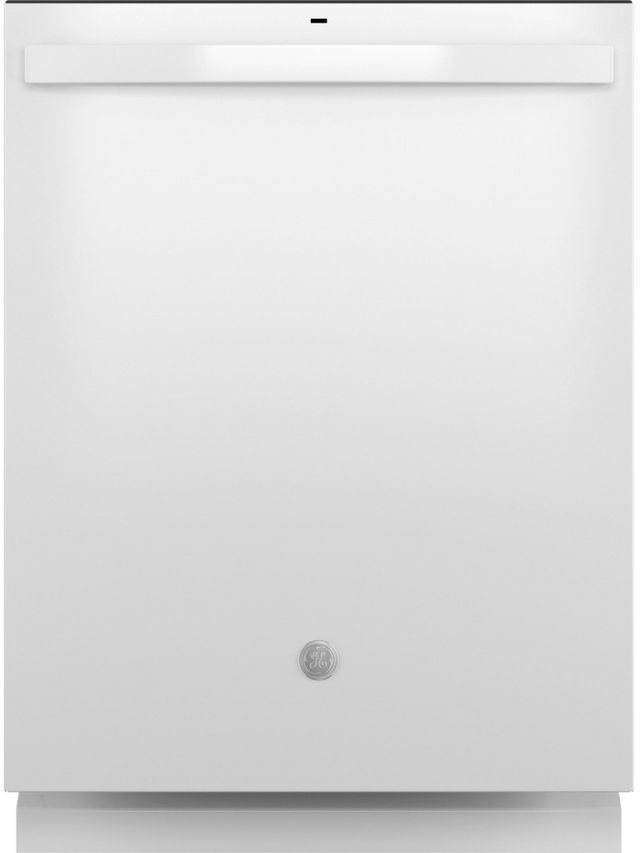 GE® 24" White Built In Dishwasher-0