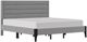 HH2 Home Maryhill Light Gray Upholstered King Panel Bed-2