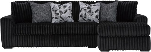 Signature Design by Ashley® Midnight-Madness 2-Piece Onyx Right-Arm Facing Sectional Sofa and Chaise-0