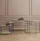 Currey & Company Boyles Travertine Demi-Lune with Iron Base-4