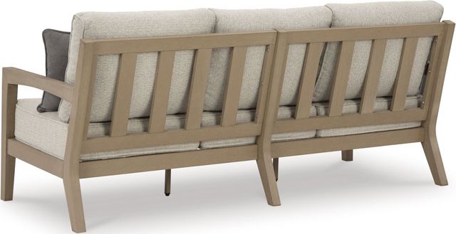 Signature Design by Ashley® Hallow Creek Driftwood Outdoor Sofa with Cushion-2