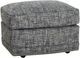 Smith Brothers Customizable 517 Ottoman with Casters-0