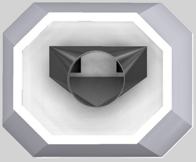 Vent-A-Hood® Designer Series 36" White Island Range Hood-1