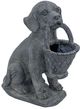 A & B Home Gray Mgo Dog Planter-1