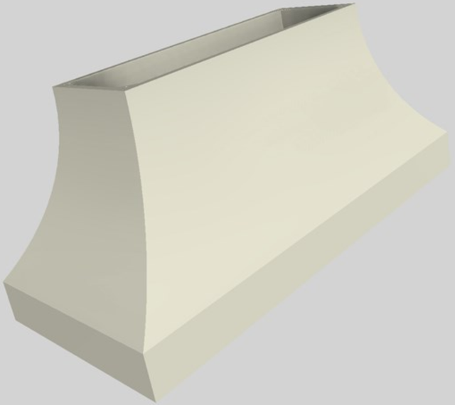 Vent-A-Hood® Designer Series 66" Biscuit Island Range Hood-3
