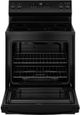 GE® 400 Series 30" Black Freestanding Electric Range-1