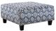 Furniture of America® Waldport Navy Ottoman-0