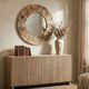 Uttermost® Hiram Tamarind Round Mirror-1